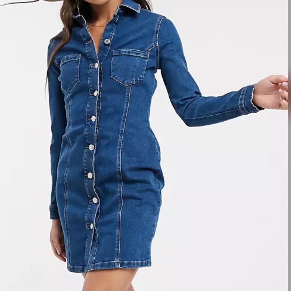 Denim dress